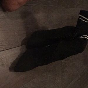 Shoes but they look like long socks with heels